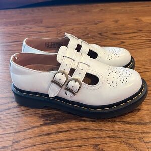 Doc Martin Mary Janes - white